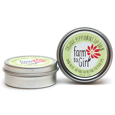 Organic Peppermint Coconut Lip Balm